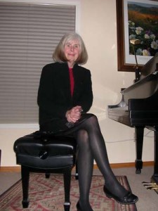Karen Shepard, accompanist for most recitals